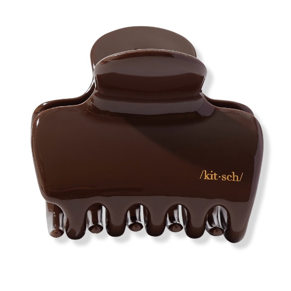 Kitsch Chocolate Brown Hair Claw Clip - Picture 2 of 2